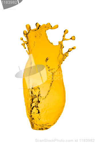 Image of orange splash