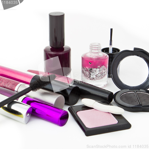 Image of collection of make-up