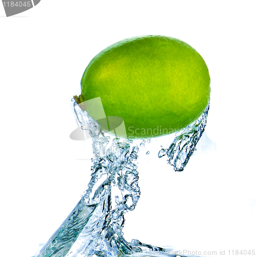 Image of lime splashing