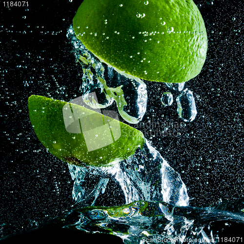 Image of fruit splash