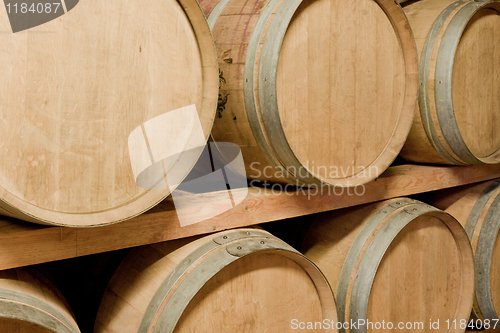 Image of wine barrels