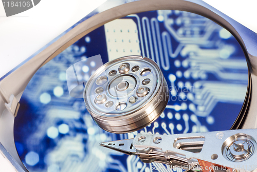 Image of hard drive internals