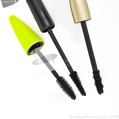 Image of mascara brushes