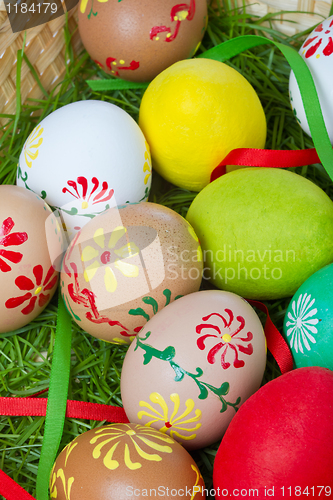 Image of painted easter eggs