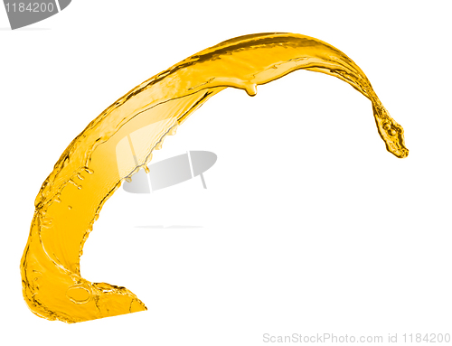 Image of orange splash