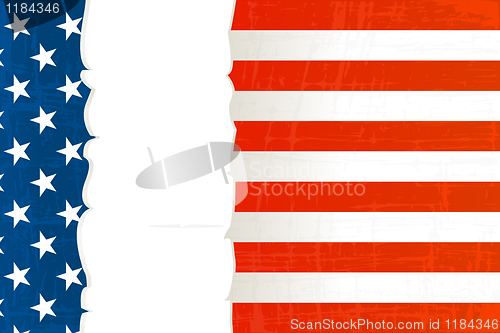 Image of Grunge USA flag background