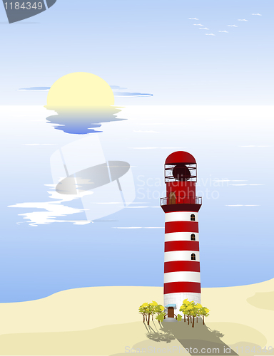 Image of Lighthouse on the beach