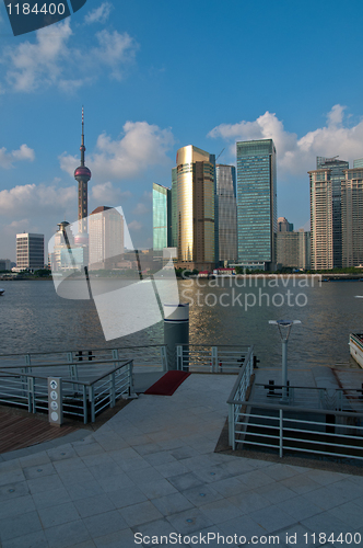 Image of shanghai pudong view from puxi 