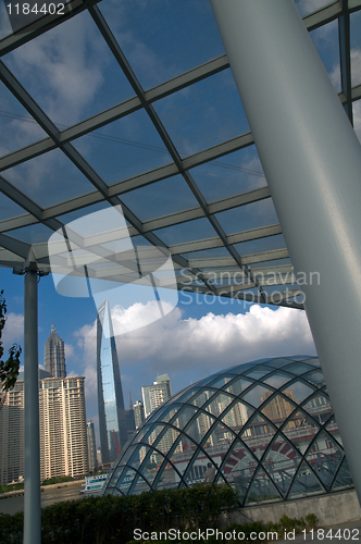 Image of shanghai pudong view from puxi 