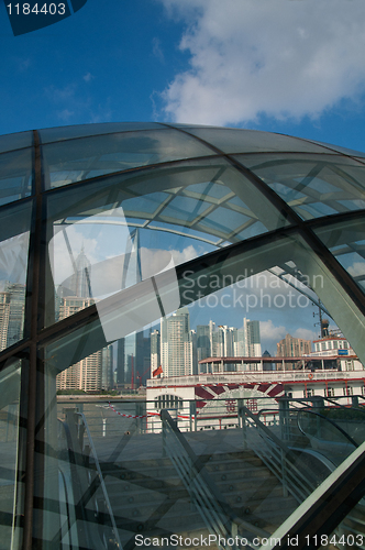 Image of shanghai pudong view from puxi 