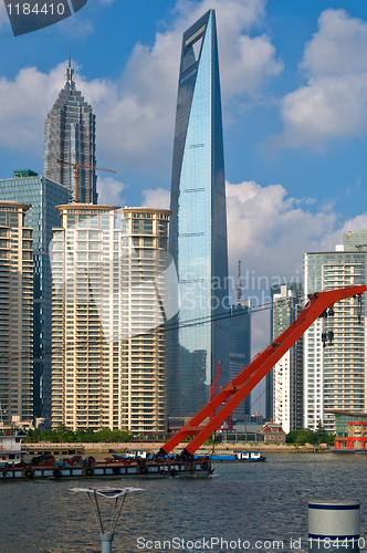 Image of shanghai pudong view from puxi