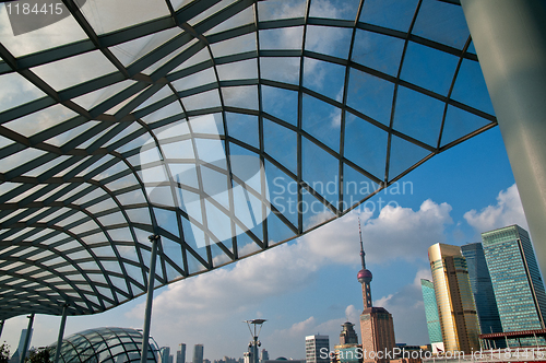 Image of shanghai pudong view from puxi 