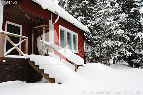 Image of small country house in Finland 