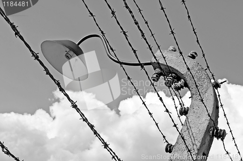 Image of Auschwitz Birkenau concentration camp.