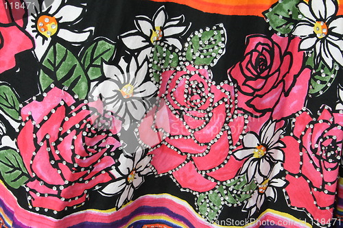 Image of Wonderful pattern of  stuff for dresses