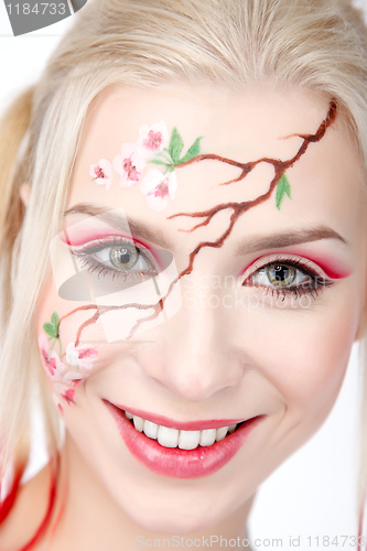 Image of Blonde in the Sakura image.