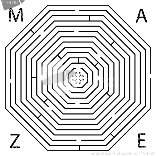 Image of octagon maze