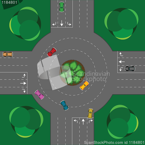 Image of round intersection