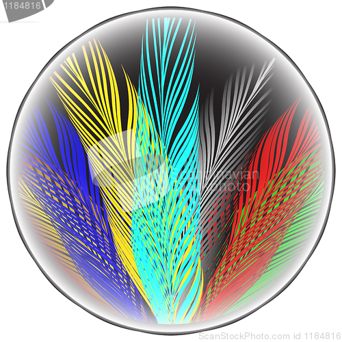 Image of wavy medallion