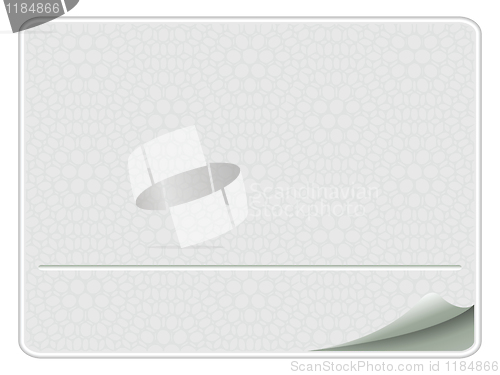 Image of rectangular empty paper