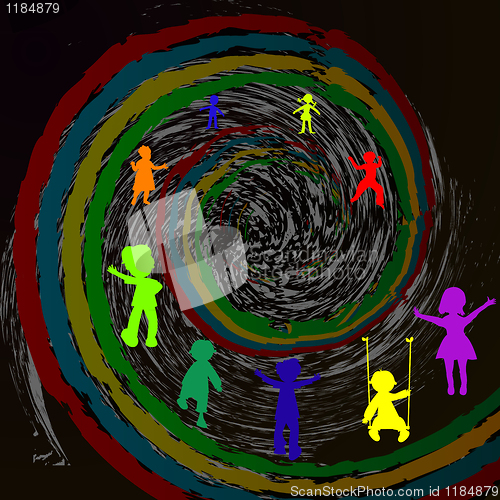 Image of kids and time spiral