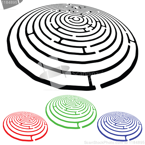 Image of mazes design elements