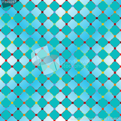 Image of flowerish blue seamless texture