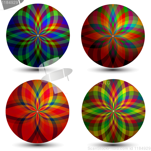 Image of tridimensional geometric bubbles