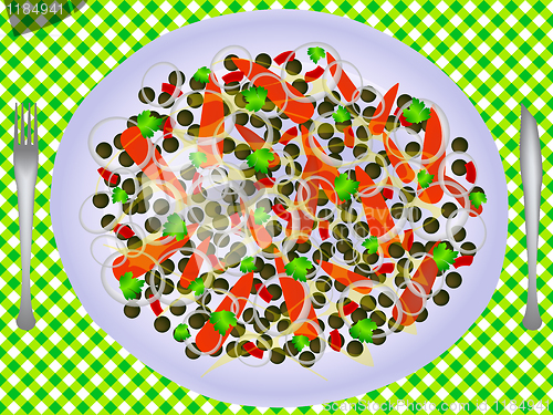 Image of vegetables salad