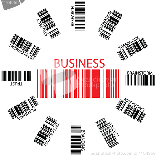 Image of business bar codes