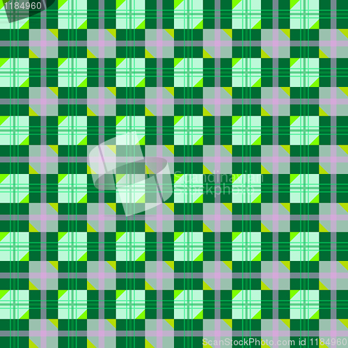 Image of nice texture with green geometric figures extended