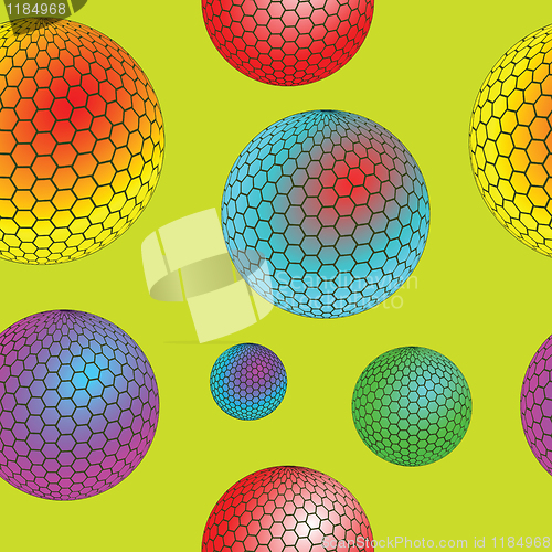 Image of bubbles seamless texture