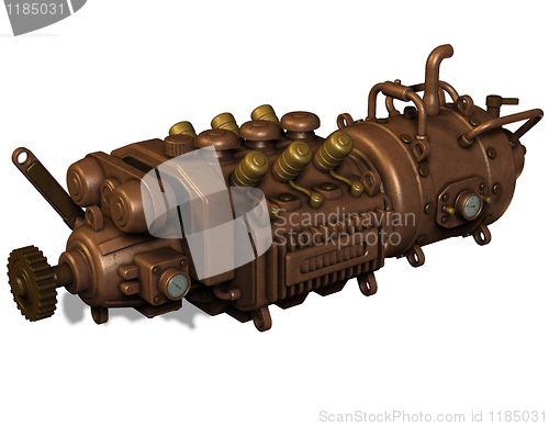 Image of Illustration of an old engine