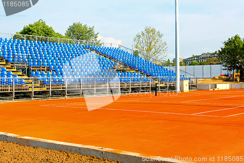 Image of New tennis court