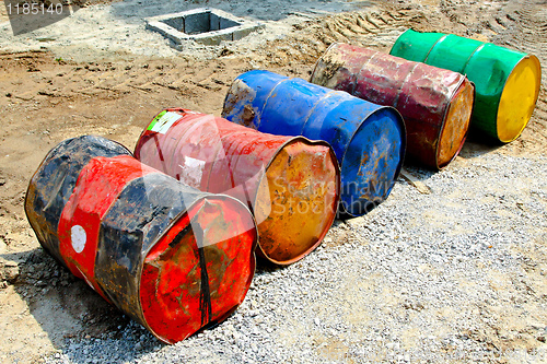 Image of Oil barrels