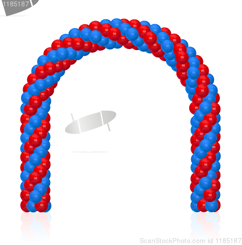 Image of arch of balloons