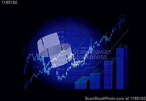 Image of Stock market graphs