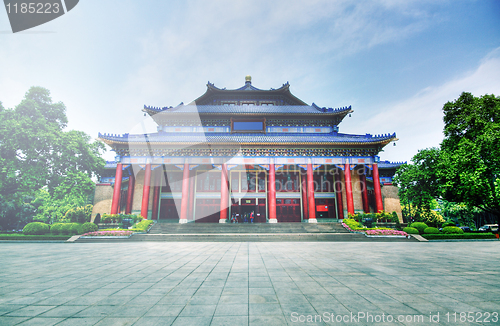 Image of Sun Yat-sen Memorial Hall in Guangzhou, China. It is a HDR image