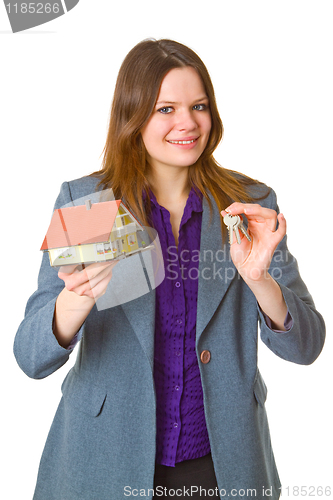 Image of Female real estate agent