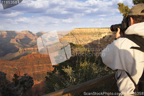 Image of Photographer Shooting at the Grand Canyon