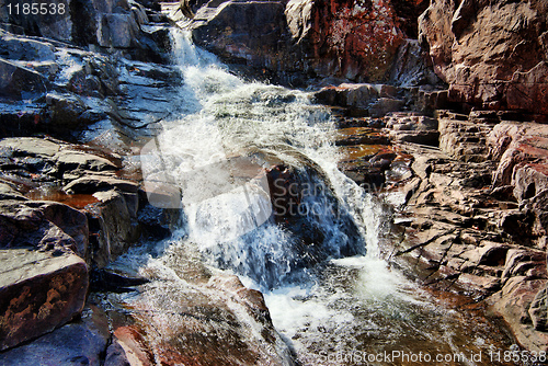 Image of waterfall cascade in missouri