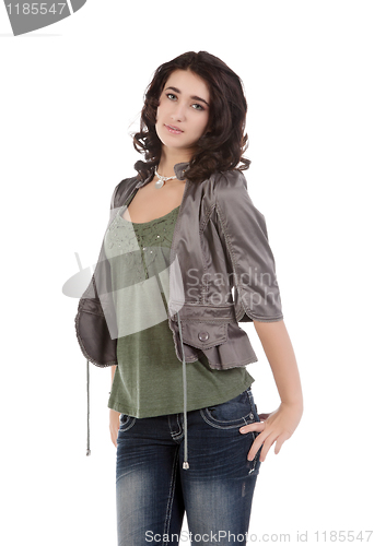 Image of beautiful young teenage woman
