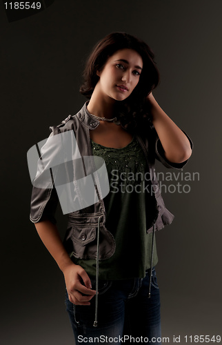 Image of young fashion woman