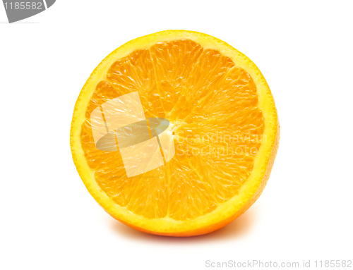 Image of juicy orange on white