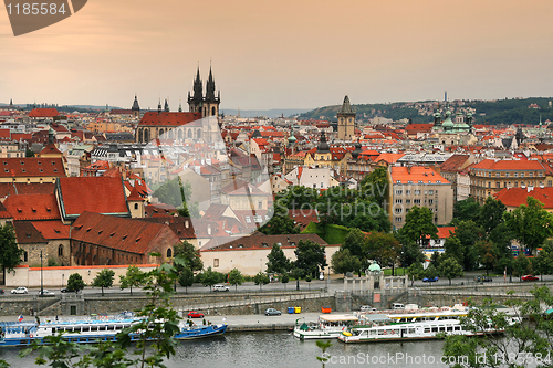 Image of view on the Prague