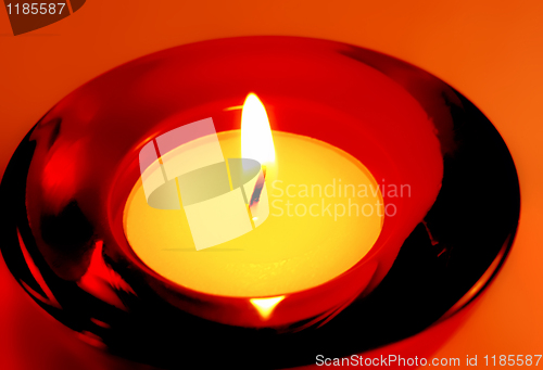 Image of burning candle