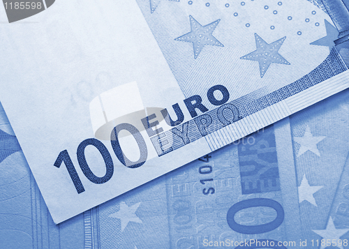 Image of euro money abstract background