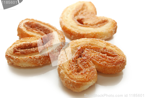 Image of Three sweet cookies with cinnamon 