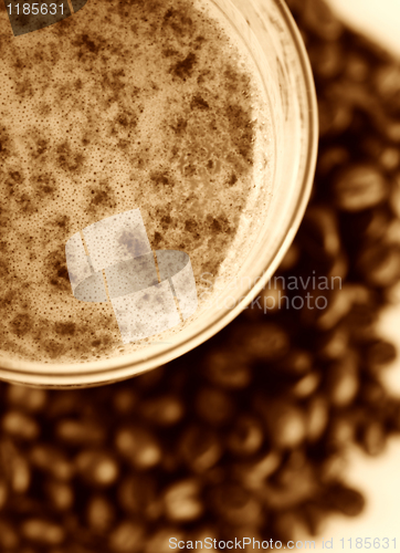 Image of Latte Macchiato in glass