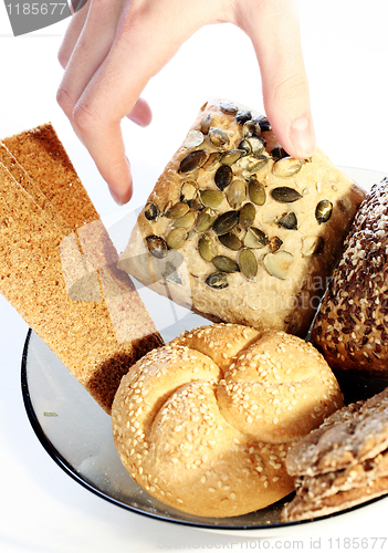 Image of Assortment of baked bread